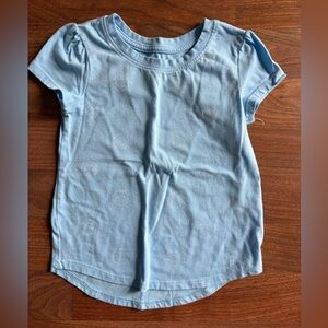 🌼5/$10🌼Cat & Jack Sky Blue Tee with smile print 4t